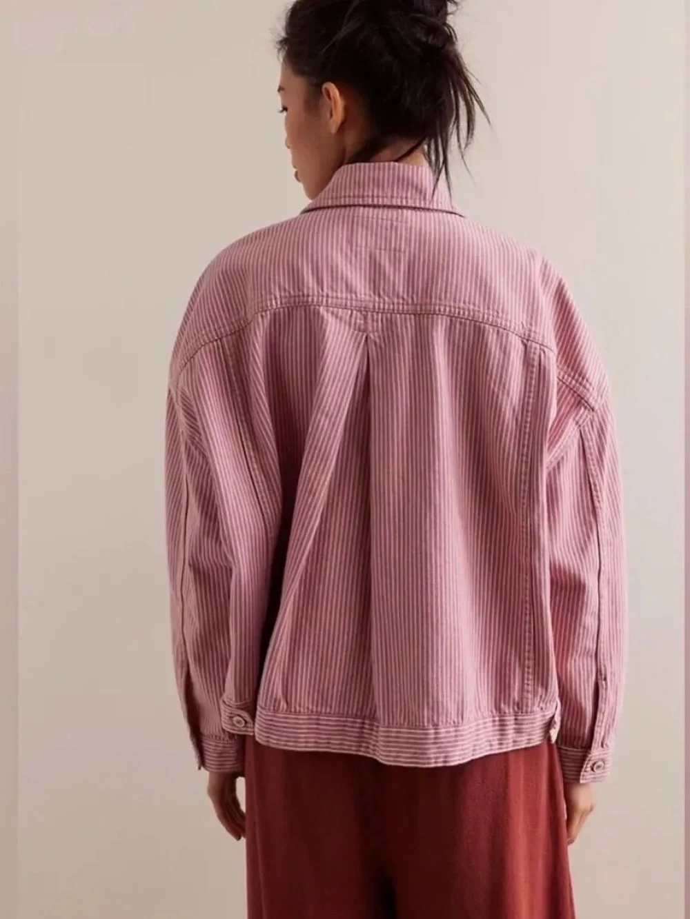 NWT Free People We The Free Opal Swing Railroad Jacket size Large - Picture 2 of 2